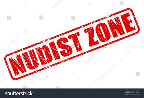 Nudist Zone Red Stamp Text On Stock Vector Royalty Free Shutterstock
