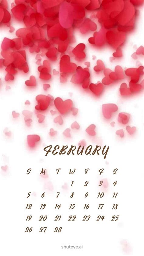 Printable February Calendar 2023 Free Printable Calendars Shuteye