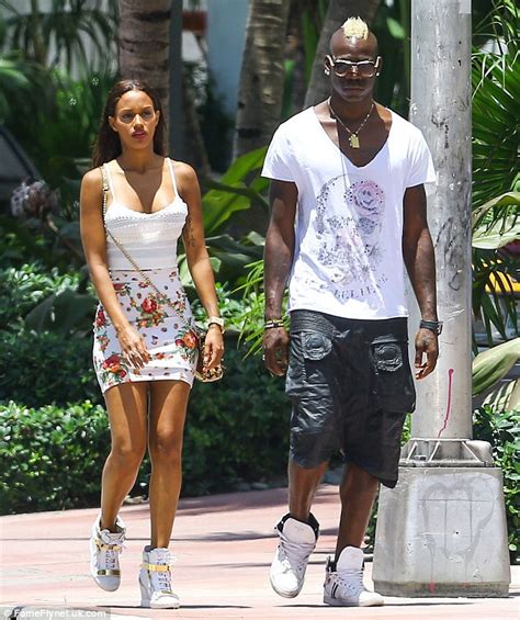 Mario Balotelli And Fanny Neguesha Enjoy Some Retail Therapy In Miami