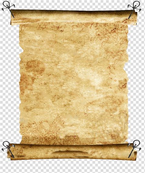 Old Paper Scroll Or Parchment Isolated Stock Image Im