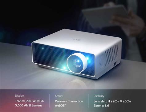 Lg Bf50nst Probeam Wuxga Laser Projector With Wireless And Bluetooth