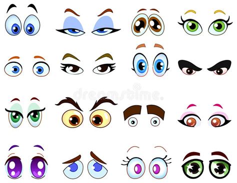 Cartoon Eyes Stock Vector Illustration Of Anima Happy 15769945