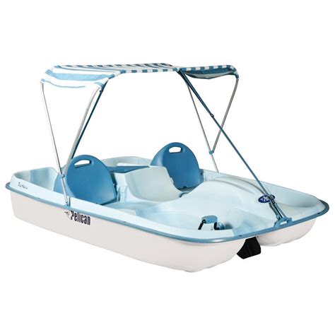 Pelican Rainbow Dlx Pedal Boat Yellow White 206271 Boats At