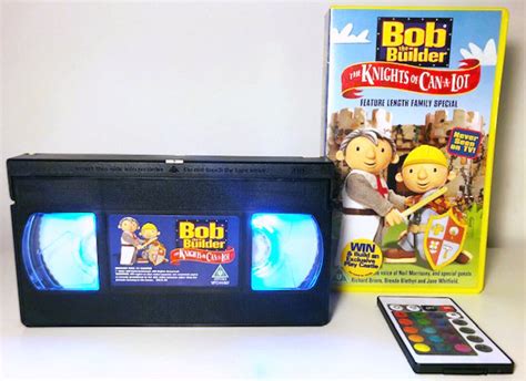 Bob The Builder VHS Video Tape Colour Changing Retro USB Light Etsy UK