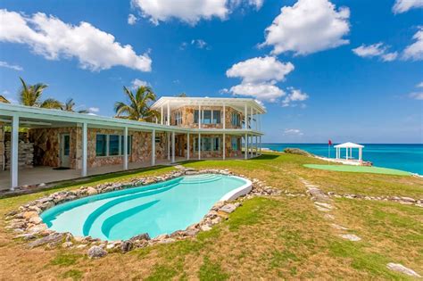 8 Bedroom Luxury Beachfront Estate For Sale San Salvador Bahamas