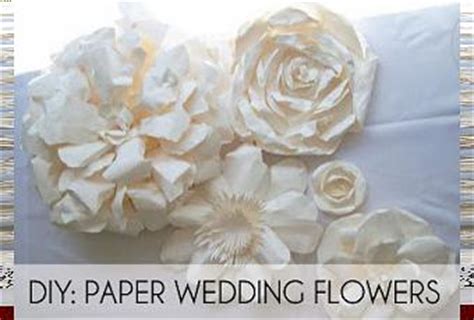 DIY: Paper Wedding Flowers - Paperblog