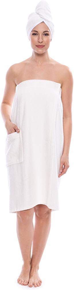 Womens Towel Wrap Bamboo Viscose Spa Wrap Set By Texere