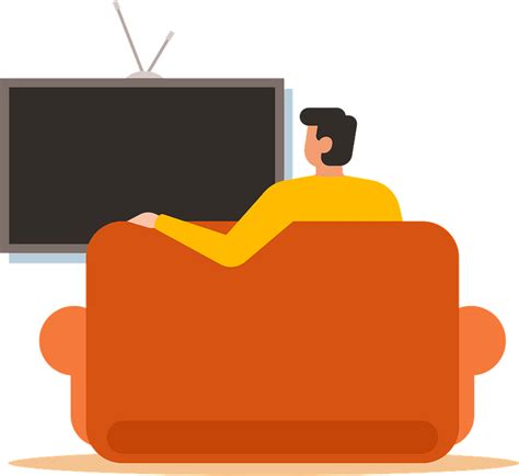 Watching Tv Png Free Logo Image
