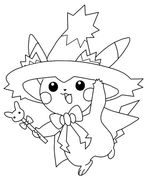 Mimikyu Pokemon Halloween Coloring Page Free Printable Coloring Pages