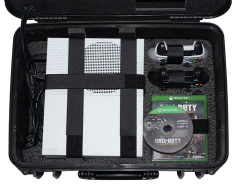 Case Club Waterproof Xbox Portable Gaming Case W Built In Lid Monitor