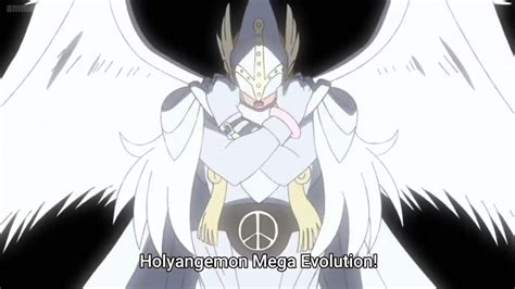 Digimon Adventure 2020 HolyAngemon And Angewomon Mega Digivolve To
