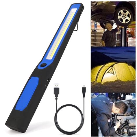 Rechargeable Work Light 2in1 Rechargeable Led Cob Camping Work