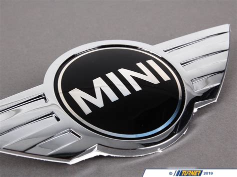 51147026186 Genuine Mini Cooper Rear Trunk Emblem Mini