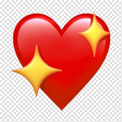 Iphone X Apple Color Emoji Ios Heart Emoji Transparent Background Png