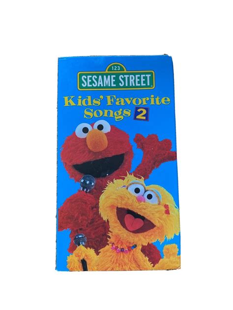Sesame Street Kids Favorite Songs 2 Vhs Good Condition 74645543130