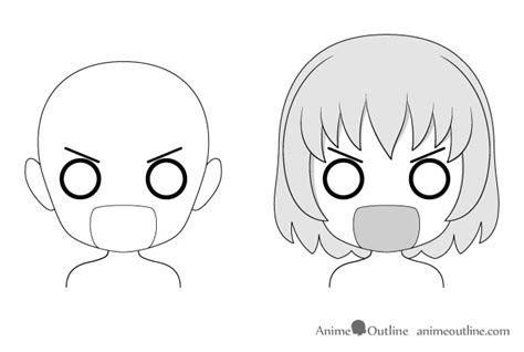 Anime Girl Shocked Face Drawing ~ Drawing Easy