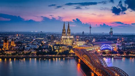 1920x1080 Germany Cologne Bridge Building City Laptop Full Hd 1080p Hd