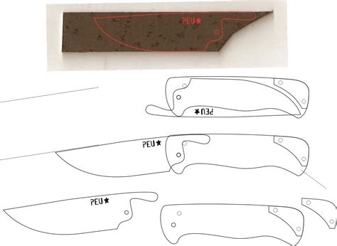 Printable knife templates new 56 photo. Pocket Knife Printable Folding Knife Templates | Handmade With Lovelisa