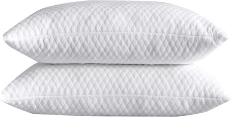 The foam pillow was created to mitigate the weakness of the traditional foam padding, which is heat retention. NTCOCO Shredded Memory Foam King Size Pillows, Set Of 2