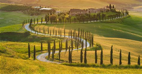 Italy Tuscany Fields Wallpaper Photos