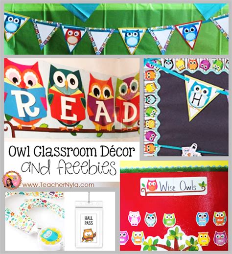 Nylas Crafty Teaching Owl Themed Classroom Decor