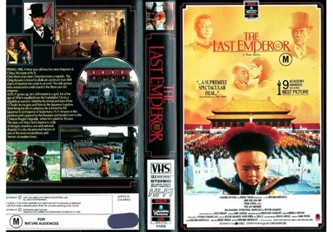 The Last Emperor 1987 On Rca Columbia Hoyts Video Australia VHS