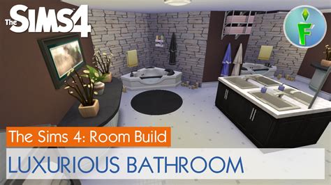 Sims 4 Room Build Luxurious Bathroom BaÑo Lujoso Youtube