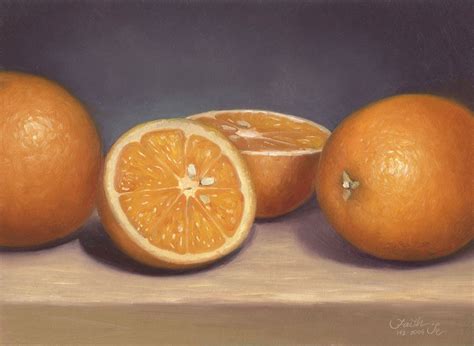 Paintings Of Oranges Oranges Oil Painting By Faith Te Daily