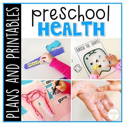 preschool healthy habits {plans and printables} mrs plemons kindergarten healthy habits