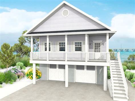Coastal Home Plans On Stilts House Design House Plan