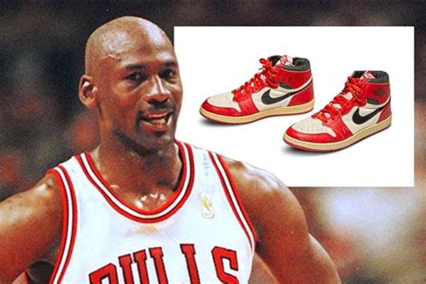 Michael Jordans First Ever Air Jordan Sneakers Sold For 560000