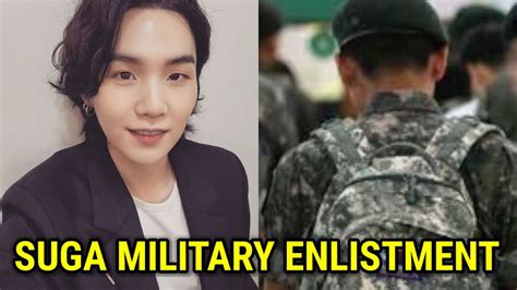 Bts Suga Military Enlistment Updates Youtube