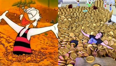 I jumped into Scrooge McDuck's Money Bin — and it was great, but yes ...