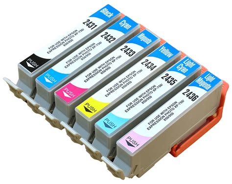 Compatible 6 Colour Epson 24xl Ink Cartridge Multipack Replaces