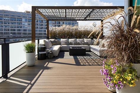Residential Rooftop Deck Ideas Fogueira Molhada