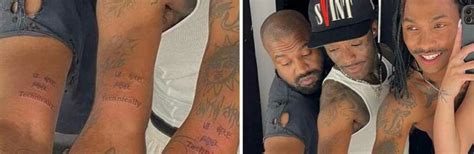 kanye west lil uzi vert and steve lacy get matching tattoos hot lifestyle news