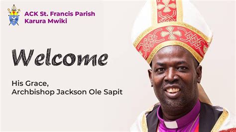 his grace archbishop jackson ole sapit pastoral visit youtube