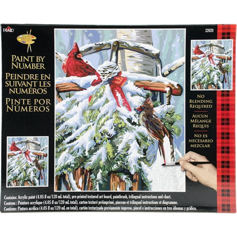 Plaidcraft Paint By Number Kit 16 Inch By 20 Inch Heirlooms Multi