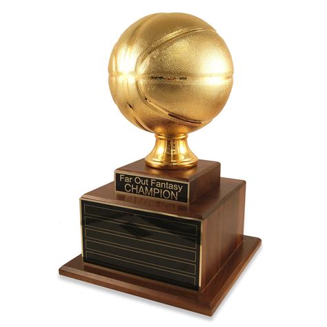 Perpetual Deluxe Gold Basketball Trophy Far Out Awards
