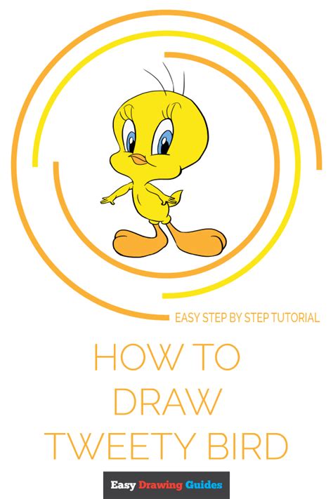 How To Draw Tweety Bird Really Easy Drawing Tutorial Drawing