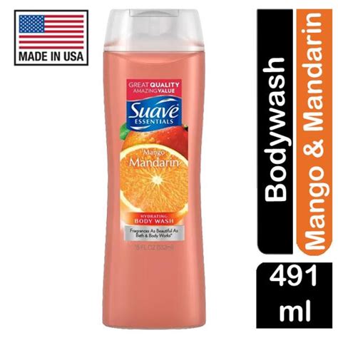 Suave Essentials Mango Mandarin Hydrating Body Wash Ntuc Fairprice