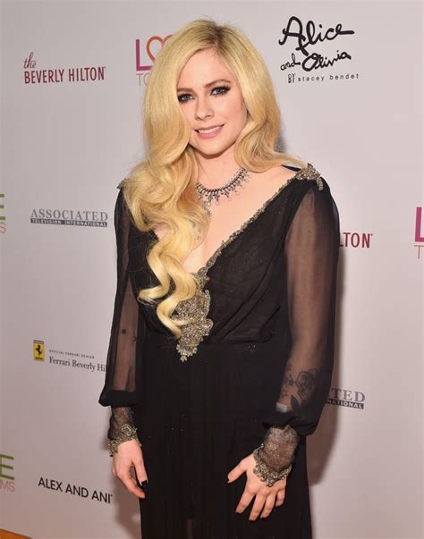 Avril Lavigne At Race To Erase Ms Gala April 2018 Popsugar Celebrity Photo 3