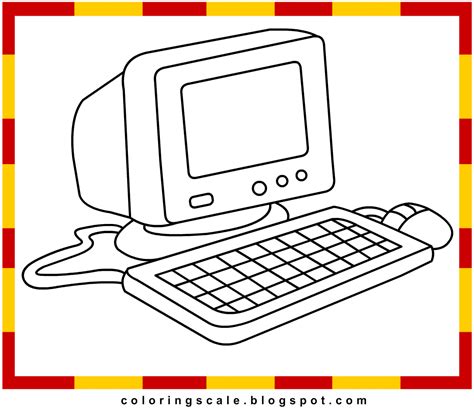 Coloring Pages Printable for kids Computer Coloring pages for kids