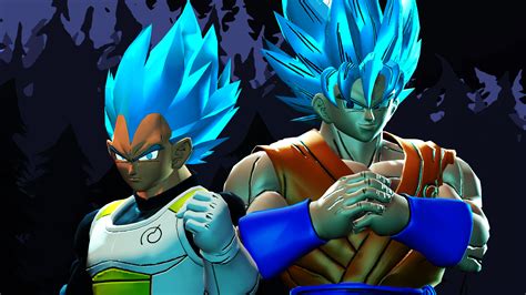 We have a massive amount of desktop and mobile backgrounds. Goku and Vegeta (Super Saiyan Blue) by MrTermi988 on ...