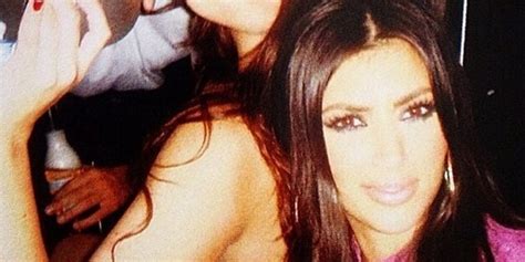 Kim Kardashian Looks Like A Different Person In Throwback Photo Huffpost