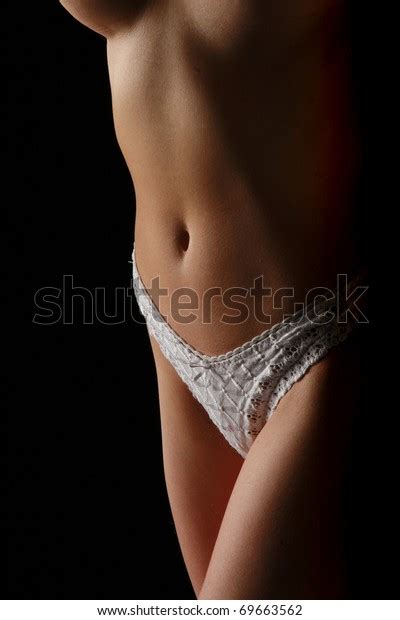 Naked Female Torso White Panties Stock Photo Shutterstock