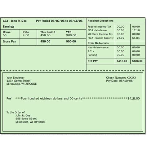 Download Blank Pay Stub Templates Excel Pdf Word Wikidownload