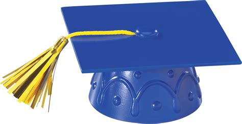 Decopac Blue Grad Cap With Tassels Cake Topper Graduation