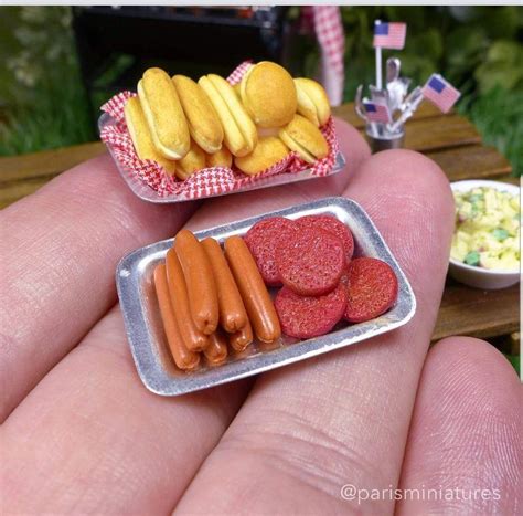 Mini Grill Food Miniature Food Tiny Food Barbie Food