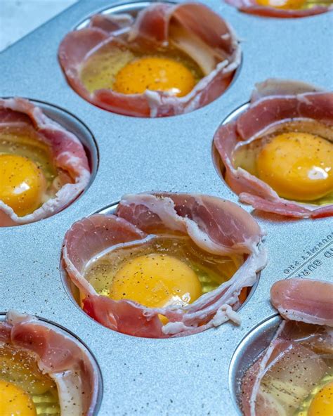 Baked Bacon Egg Cups Recipe Food Recipe Story